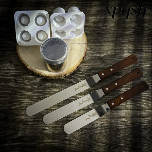 ’Storm Therapy’ Baking Essentials - Cookie Shot Glass Molds - Baking Spatulas Set - Strainer