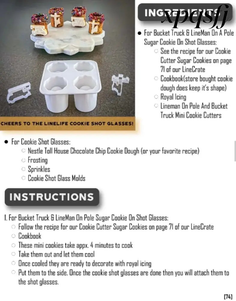 ’Storm Therapy’ Baking Essentials - Cookie Shot Glass Molds - Baking Spatulas Set - Strainer